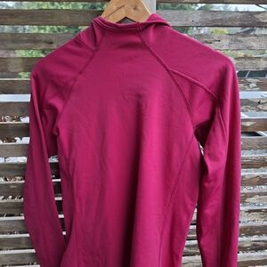 Mountain Equipment Co-op Fuchsia Long Sleeve Hoody, Lightweight, Pink